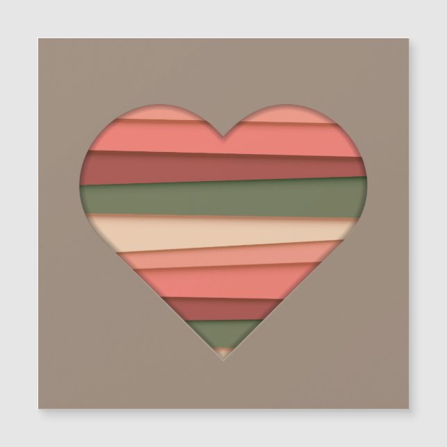 El día de San Valentín de Heart Love Striped (Anverso)