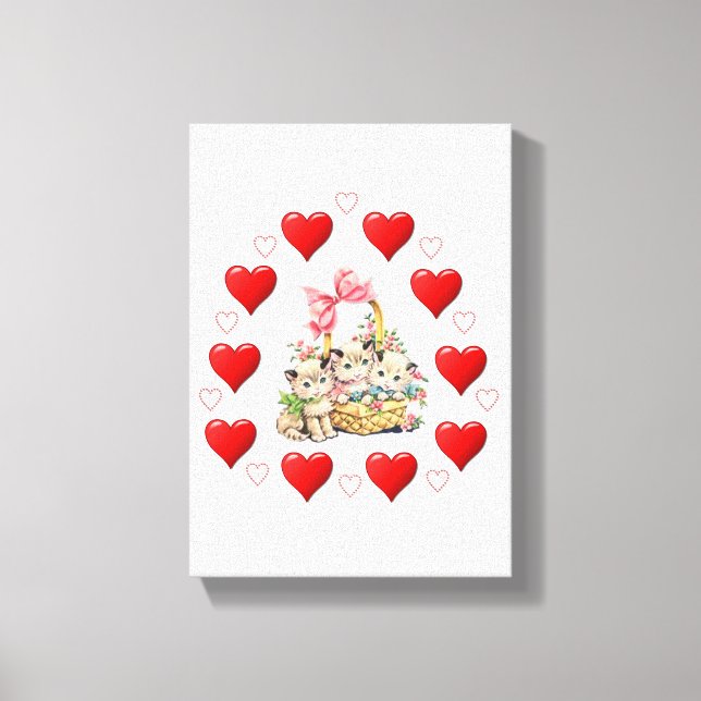 El día de San Valentín de impresión de lienzo esti (Anverso)