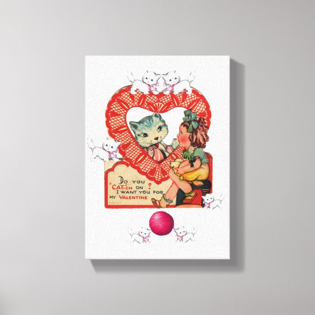 El día de San Valentín de impresión de lienzo esti (Anverso)