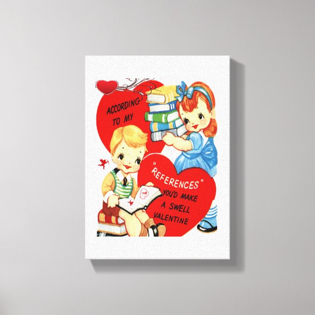 El día de San Valentín de impresión de lienzo esti (Anverso)