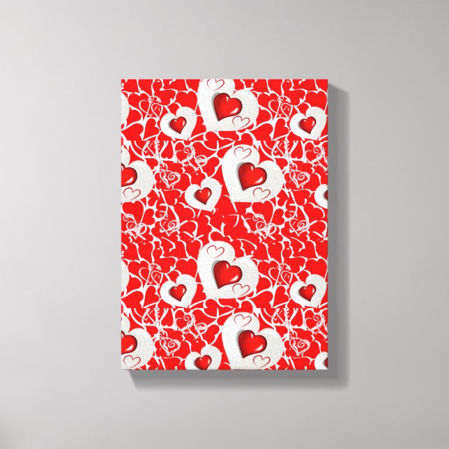 El día de San Valentín de impresión de lienzo exte (Anverso)