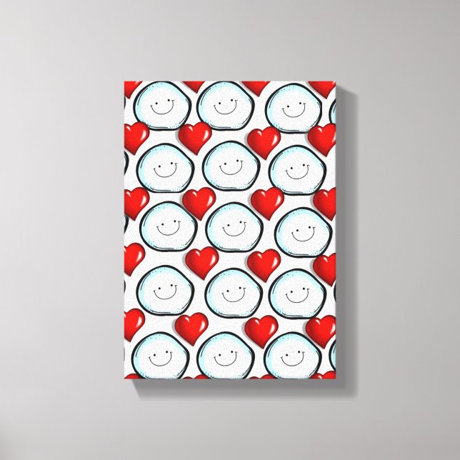 El día de San Valentín de impresión de lienzo exte (Anverso)