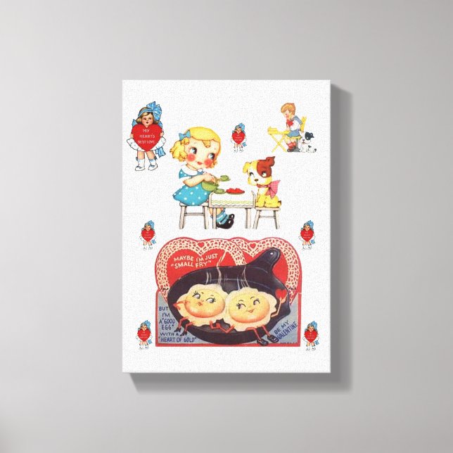 El día de San Valentín de impresión de lienzo exte (Anverso)