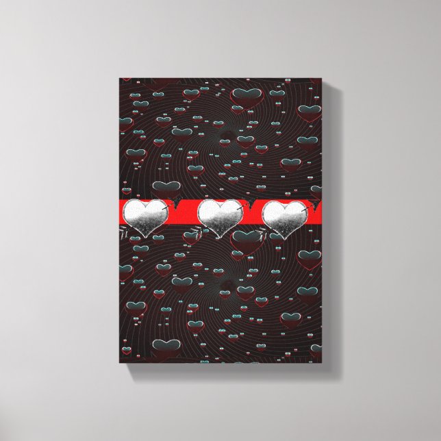 El día de San Valentín de impresión de lienzo exte (Anverso)