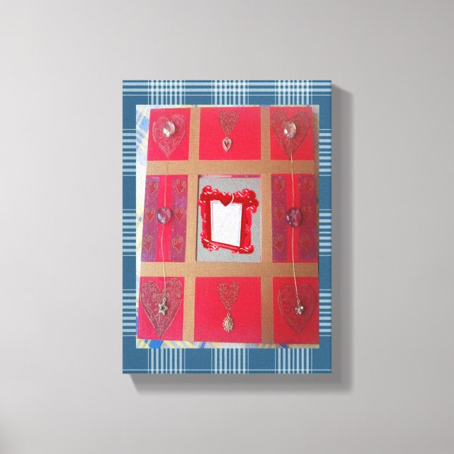 El día de San Valentín de impresión de lienzo exte (Anverso)
