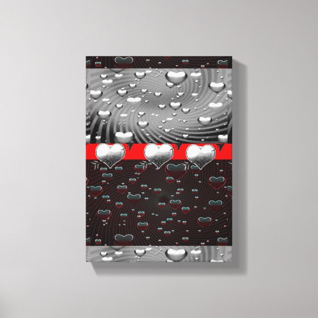 El día de San Valentín de impresión de lienzo exte (Anverso)