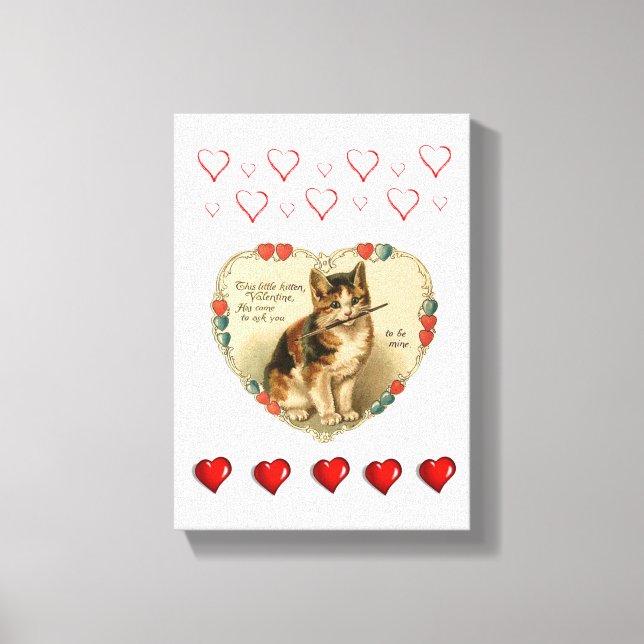 El día de San Valentín de impresión de lienzo exte (Anverso)