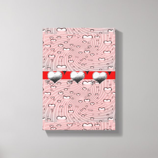 El día de San Valentín de impresión de lienzo exte (Anverso)