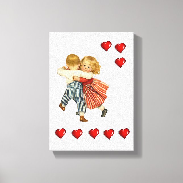 El día de San Valentín de impresión de lienzo exte (Anverso)