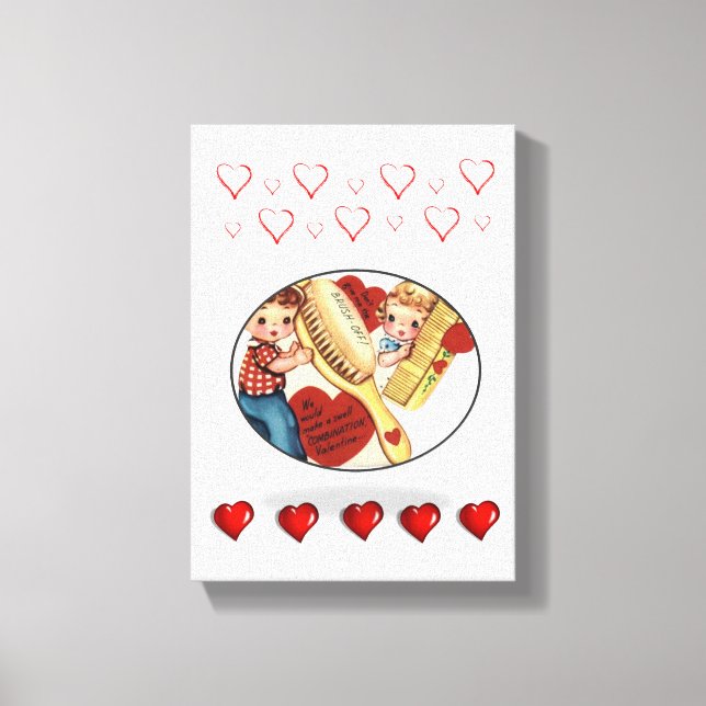 El día de San Valentín de impresión de lienzo exte (Anverso)