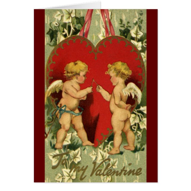 El día de San Valentín de la época, Cherubs hace u (Frente)