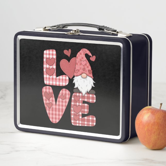 El día de San Valentín de Love Heart Cute Gnome (In situ)