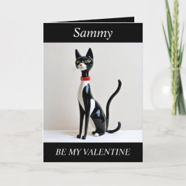 EL DÍA DE SAN VALENTÍN de Mid Century Cat, tarjeta