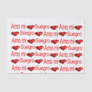 El día de San Valentín de papel de tejidos Amo mi