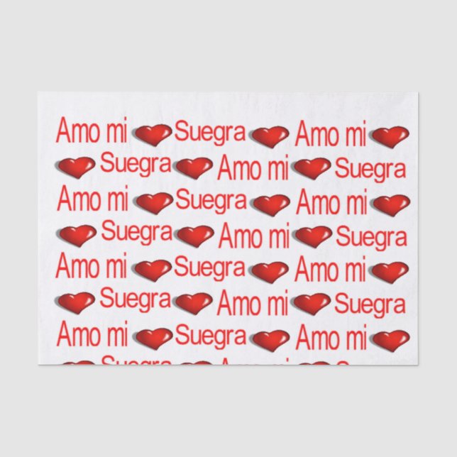 El día de San Valentín de papel de tejidos Amo mi  (Anverso)