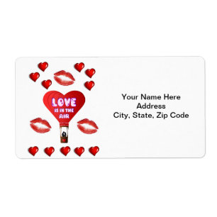 El día de San Valentín Etiquetas Vintage