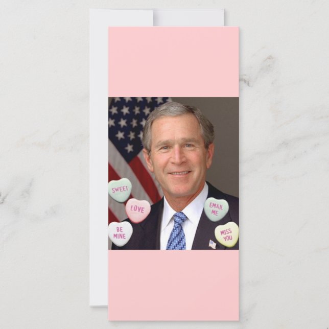 El día de San Valentín George Bush (Anverso)