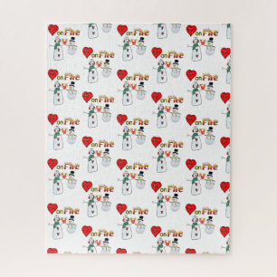 El día de San Valentín Jigsaw Puzzle Hearts Fire S