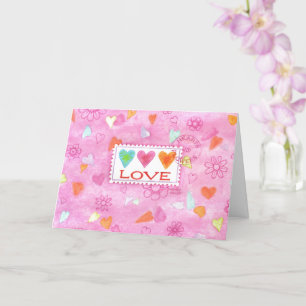 El día de San Valentín le envía la tarjeta de feli