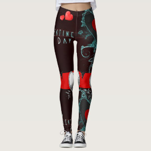El día de San Valentín Leggings Long