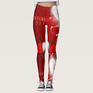 El día de San Valentín Leggings Long
