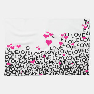 El día de San Valentín Love Kitchen Toalla