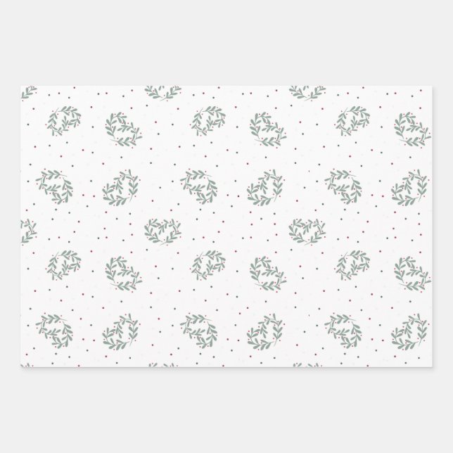 El día de San Valentín, papel de envoltura, patrón (Anverso)