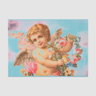 El día de San Valentín RETRO del PAPEL SEDA del