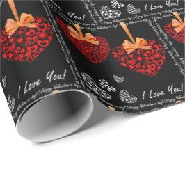 El día de San Valentín Te Amo Envolver Papel