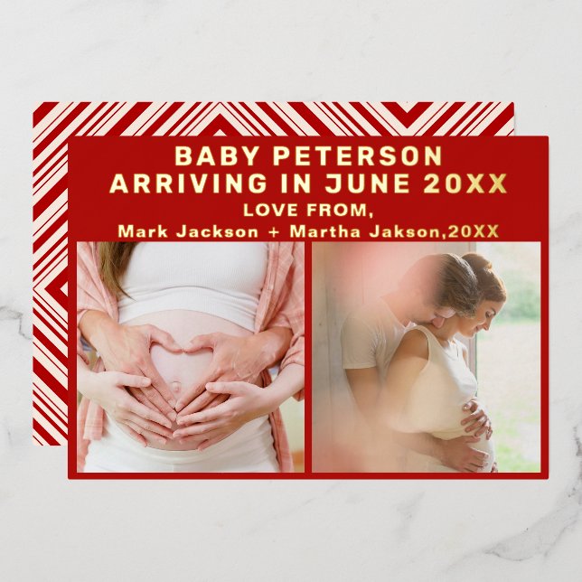 El día de San Valentín Ultrasonido invitación de e (Anverso/Reverso)