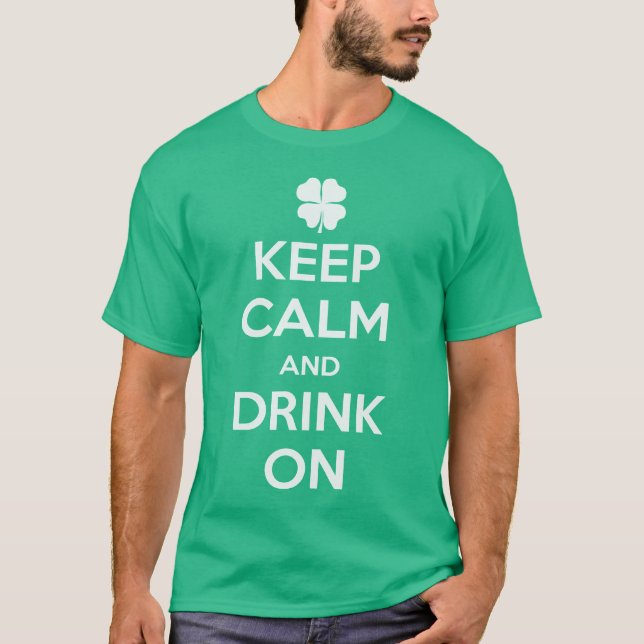 El día de St Patrick divertido guarda la camiseta (Anverso)