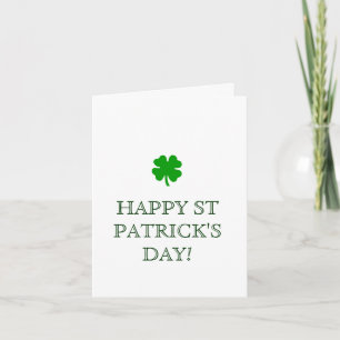 ¡EL DÍA DE ST PATRICK FELIZ! tarjeta