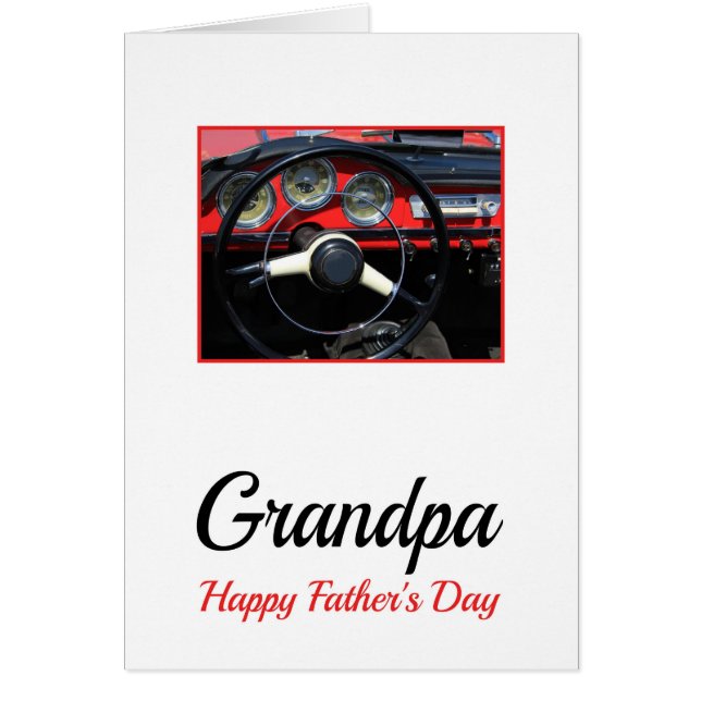 El día del abuelo feliz del padre (Frente)