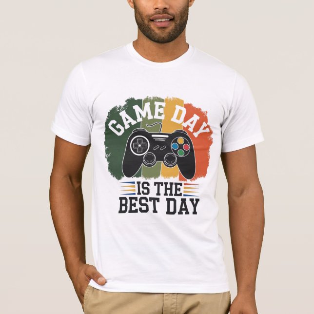 El Día del Juego es el mejor día - Camiseta para l (Anverso)