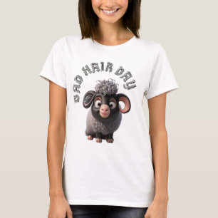 El Día del Pelo Malo: Camiseta Básica para Mujeres