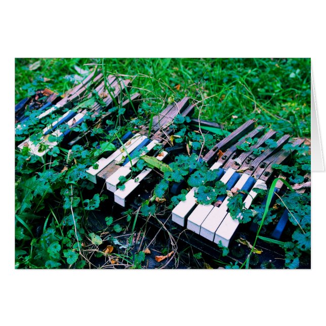 El día en que la música murió - una tarjeta interi (Anverso (Horizontal))