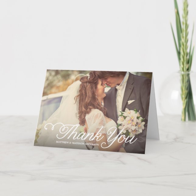 El día más dulce | Boda Gracias Tarjeta De Saludo (Anverso)