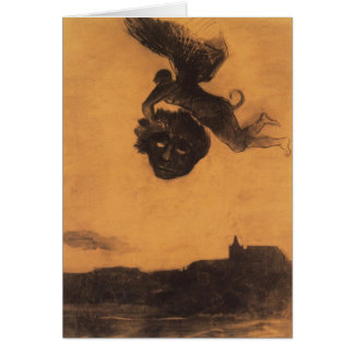 El diablo de Odilon Redon- toma una cabeza en el