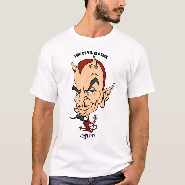 El diablo es una camiseta básica de los hombres me (Anverso)