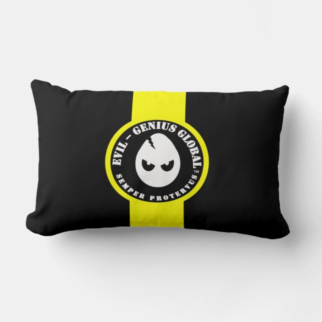 El diablo-genio global del almohada lumbar (Anverso)