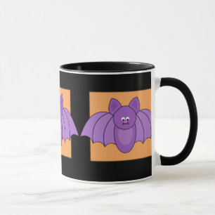 El dibujo animado golpea la taza de Halloween