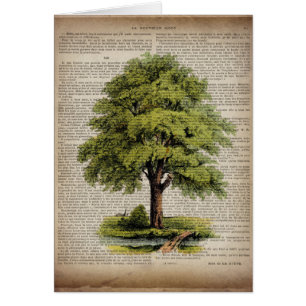 El diccionario ECO Earth Day imprime el roble vint