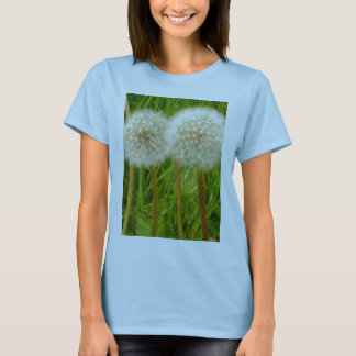El diente de león registra la camiseta