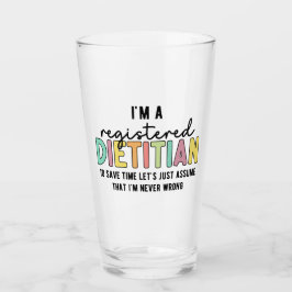 El dietista registrado nunca se equivocó con sus r