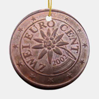 el dinero crece en el ornamento de los threes