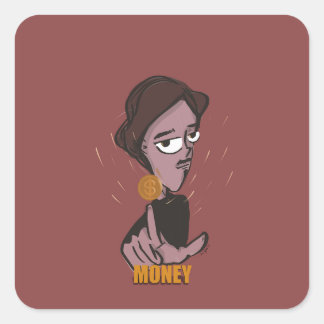 El dinero es el único pegatina de respuesta