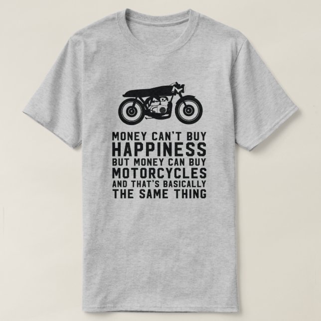 El dinero no da la felicidad camisa de la (Diseño del anverso)