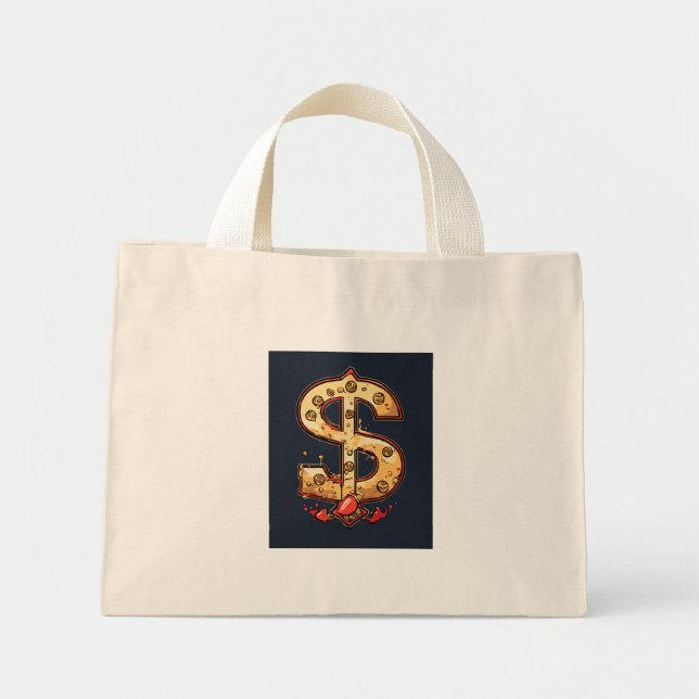 "El dinero se mueve: Bolsa de compras de impresión (Frente)
