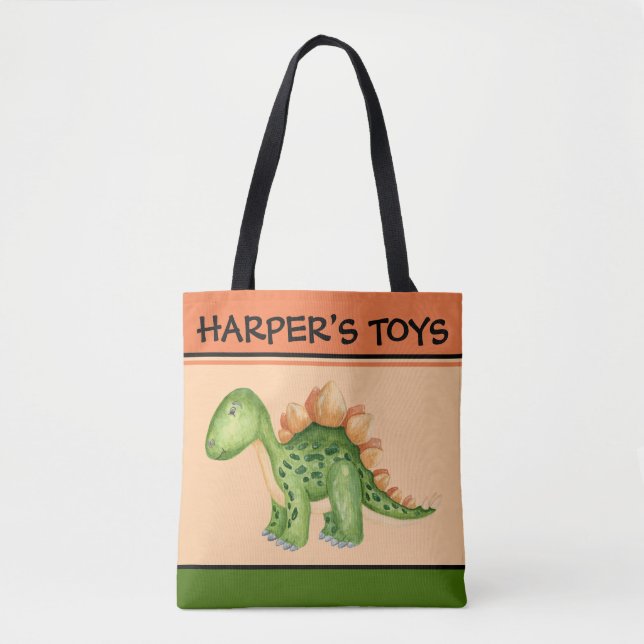EL DINOSAURIO DE LA BOLSA DE ASAS PERSONALIZÓ EL (Anverso)