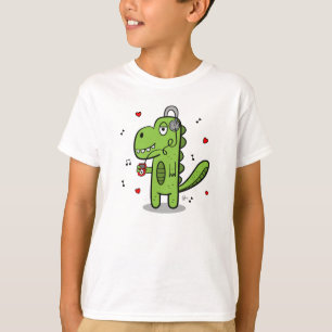 El dinosaurio de Rockosaur embroma la camiseta